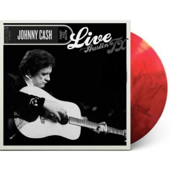 Johnny Cash Live From Austin TX LP + DVD ~ Exclusive Colored Vinyl ~New/Sealed!